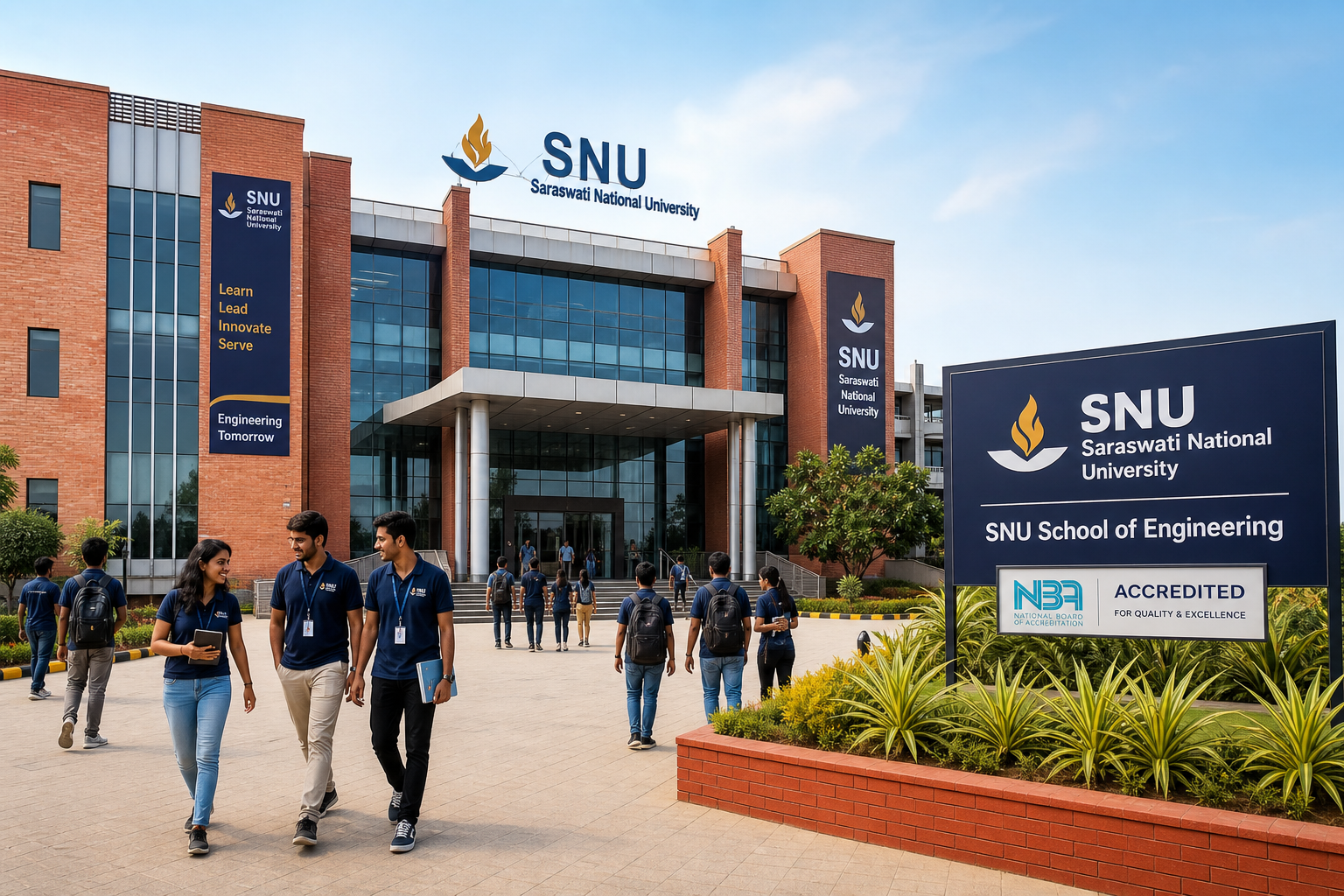 Hero banner - School of Engineering at Saraswati National University