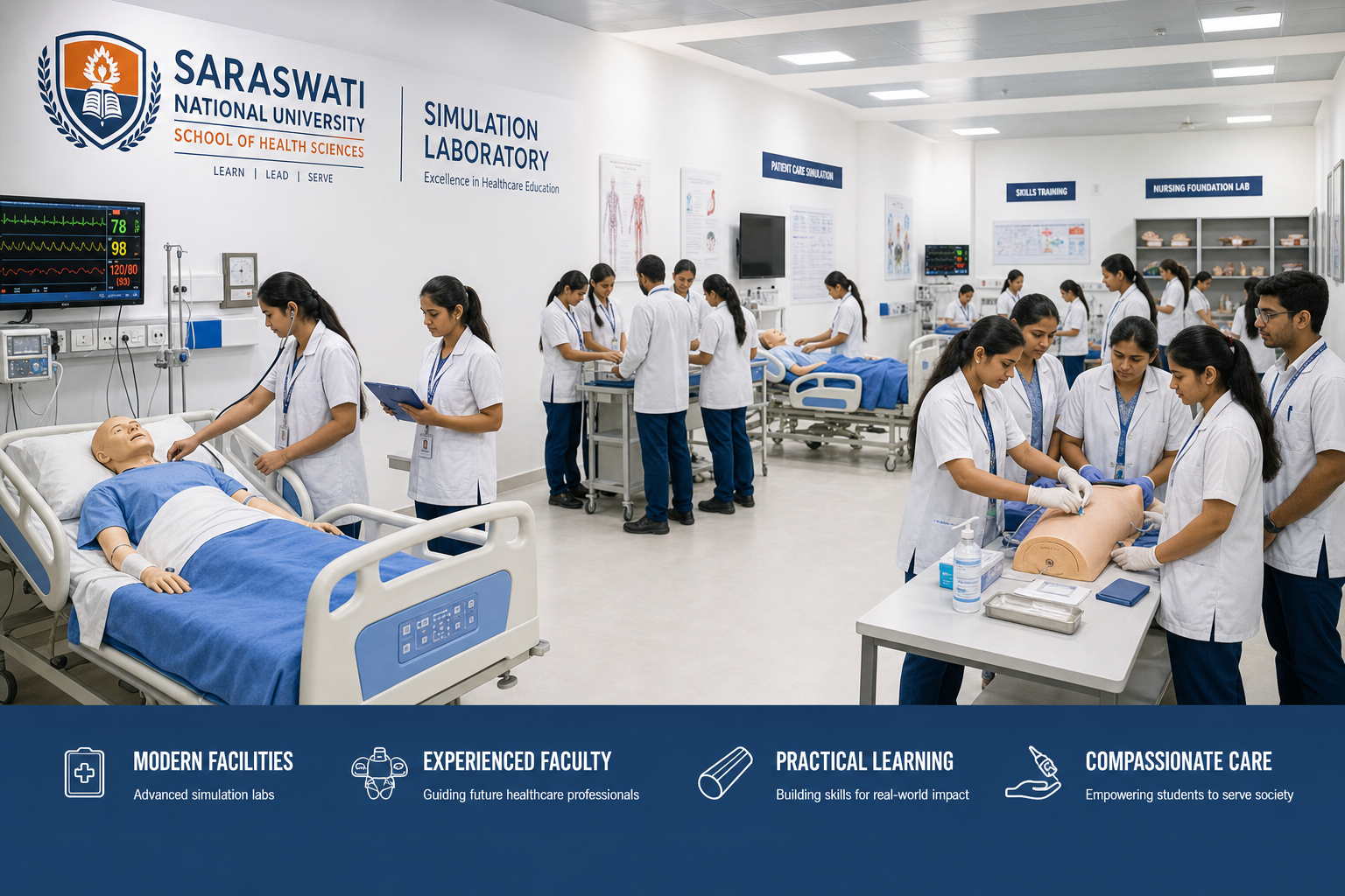 School of Health Sciences — Saraswati National University campus