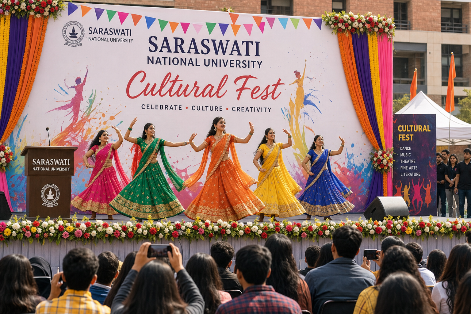 Annual cultural fest — student performances SNU