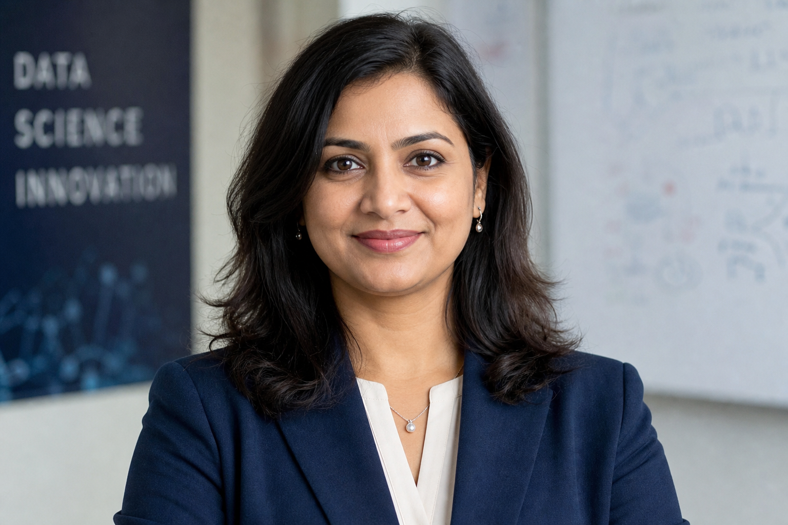 Photo of Prof. Dr. Priya Venkatesh, AI & Data Science professor at SNU