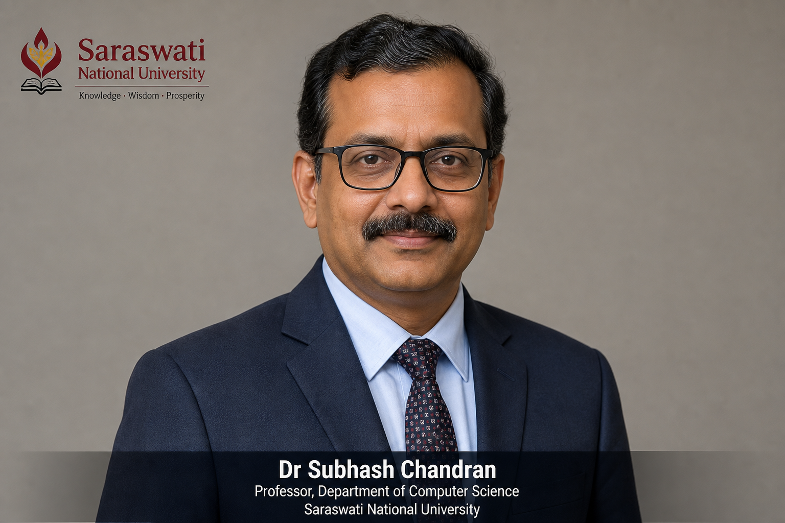 Photo of Prof. Dr. Subhash Chandran, Physics professor at SNU