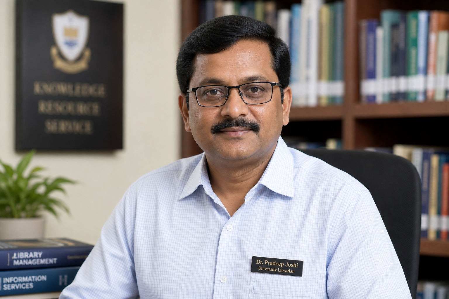 Photo of Dr. Pradeep Joshi, Librarian (Chief) at SNU